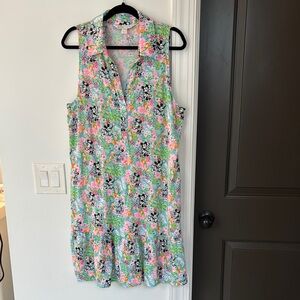 Lilly Pulitzer Floral Disney Cotton polo dress